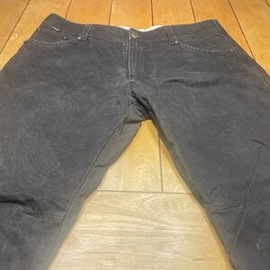 Kuhl Hot Rydr Pants Patina Dye Color Espresso 38x34 Flannel Lined